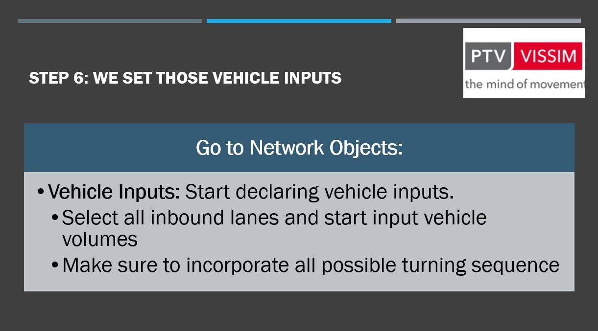 Step 6 set vehicle inputs presentation slide