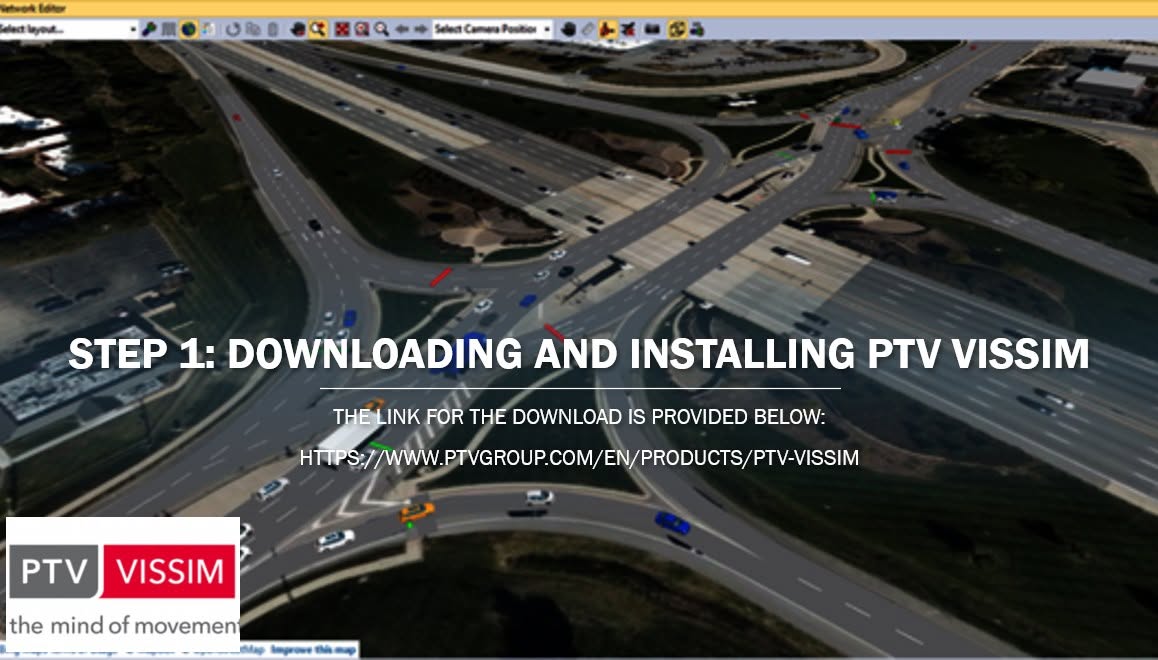 Step 1 downloading and installing PTV Vissim presentation slide