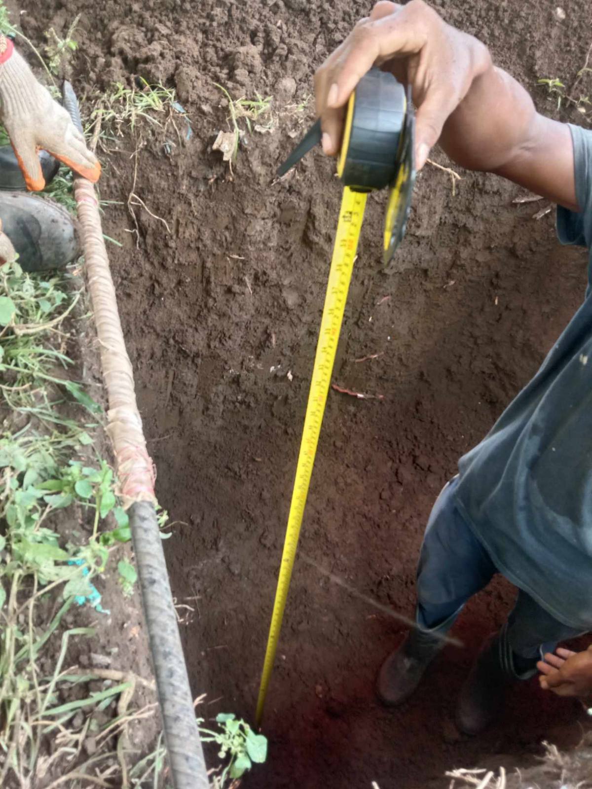 Soil profile measurement during field assessment