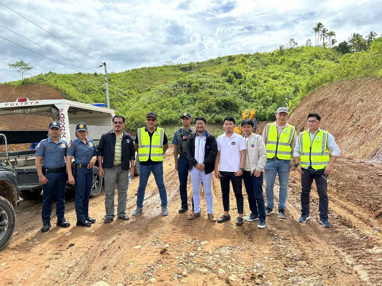Environmental survey team on a project site